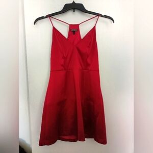 EXPRESS Women's Satin Size 4 Maroon Red Date Dress